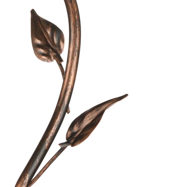 Lampe de table Liliana - Type A Verre transparent / Fer - 1 ampoule