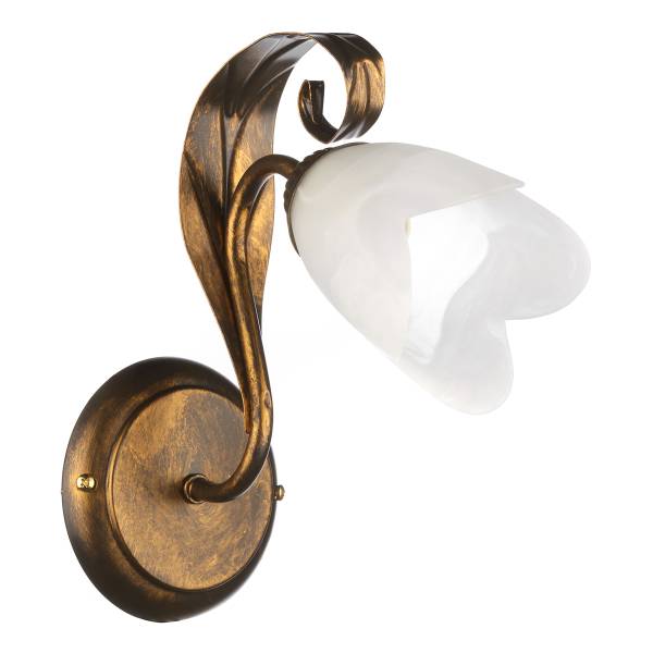 Wandleuchte Sonia Typ B Rame - Ferro - Vetro satinato - 25 x 32 x 19 cm