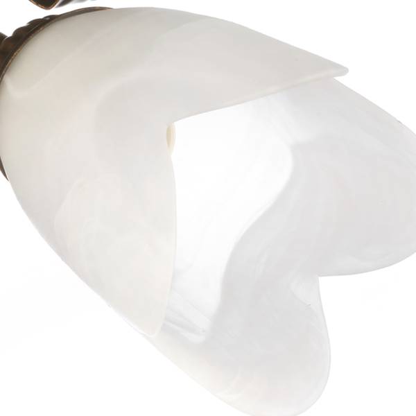 Wandleuchte Sonia Typ B Rame - Ferro - Vetro satinato - 25 x 32 x 19 cm