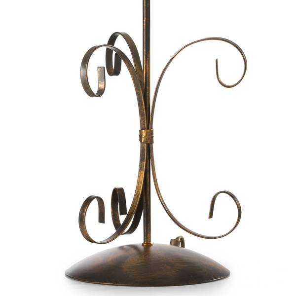 Lampe de table Odino - Type B Verre satiné / Fer - 1 ampoule