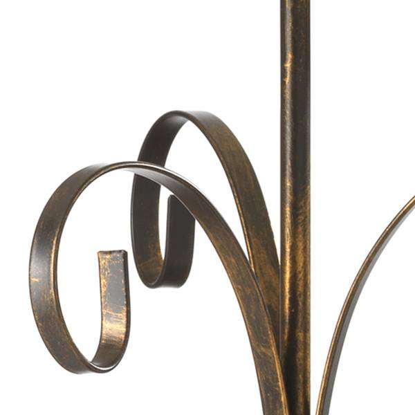 Lampe de table Odino - Type B Verre satiné / Fer - 1 ampoule