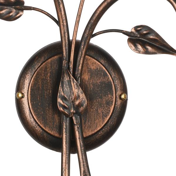 Wandleuchte Liliana Rame - Ferro - Vetro trasparente - 37 x 33 x 20 cm