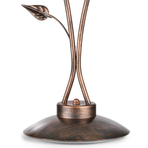 Tischleuchte Liliana Typ B Rame - Ferro - Vetro trasparente - 34 x 60 x 21 cm