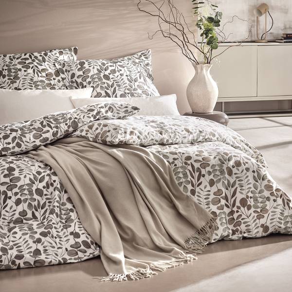 Satin-Bettwäsche ALL DREAMS Baumwolle - Grün - 135 x 200 cm