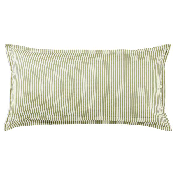 Satin-Kissenbezug ALL DREAMS Baumwolle - Olivgrün - Olivgrün