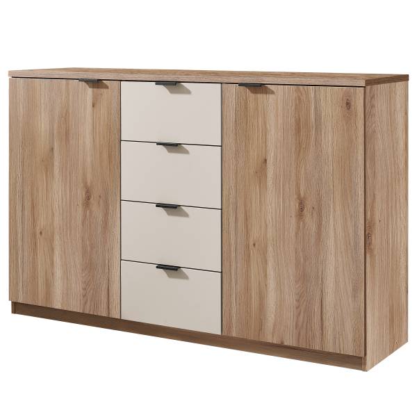 Comò Westcliff Effetto rovere / cashmere