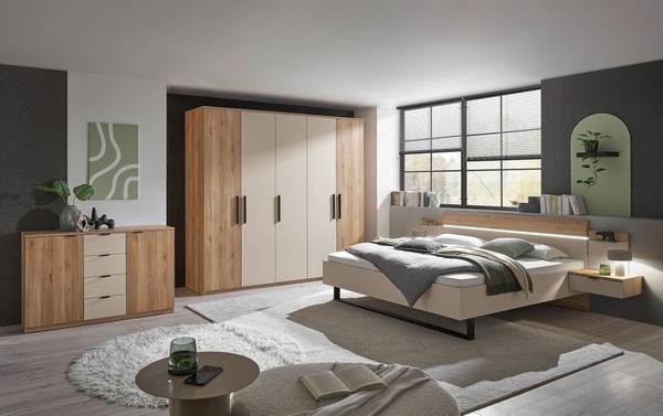 Comò Westcliff Effetto rovere / cashmere