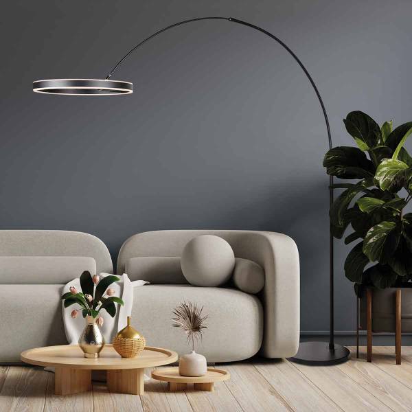 Bogenleuchte Ringlux Schwarz