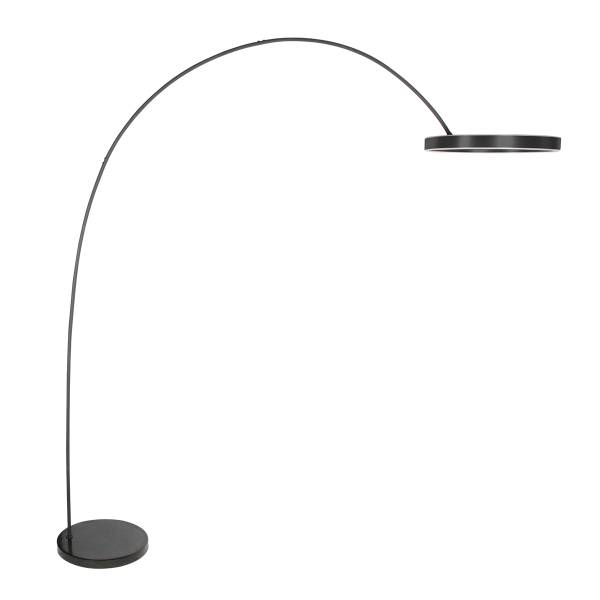 Bogenleuchte Dojci Schwarz - Aluminium - 50 x 185 x 172 cm