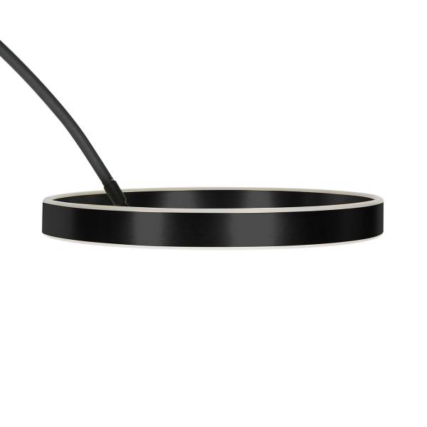 Bogenleuchte Dojci Schwarz - Aluminium - 50 x 185 x 172 cm