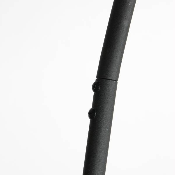 Bogenleuchte Dojci Schwarz - Aluminium - 50 x 185 x 172 cm