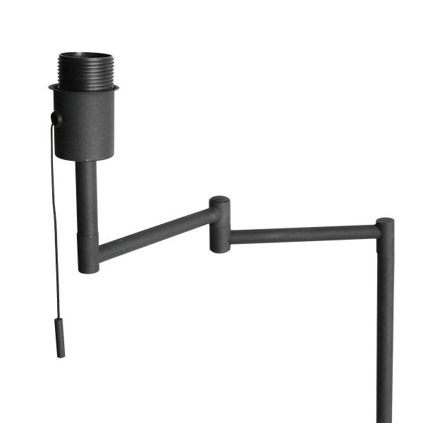Stehleuchte Luhsi Schwarz - Aluminium - 30 x 135 x 30 cm