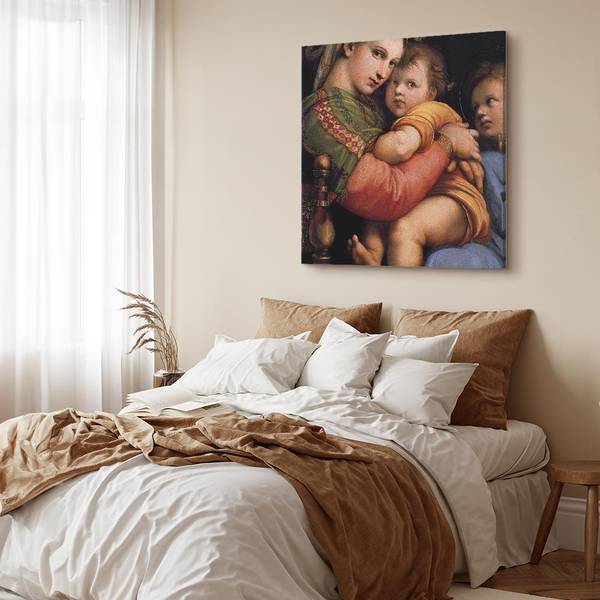 Quadro Madonna on a Chair 40 x 40 cm