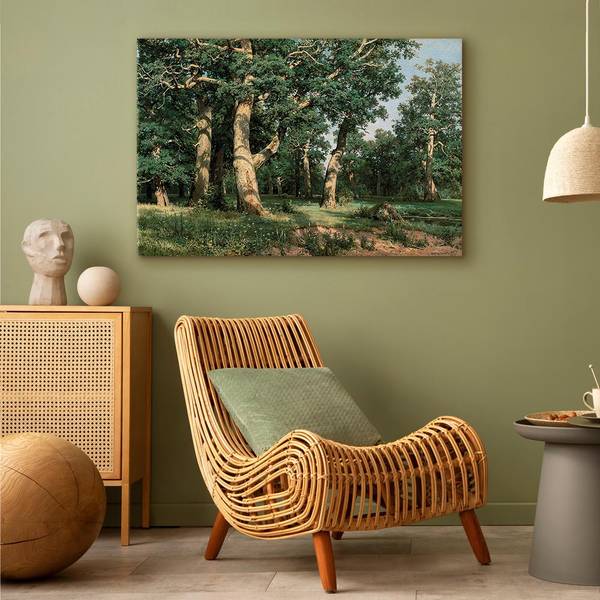 Leinwandbild Oak Forest 60 x 40 cm