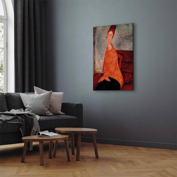 Leinwandbild Jeanne Hebuterne 60 x 90 cm