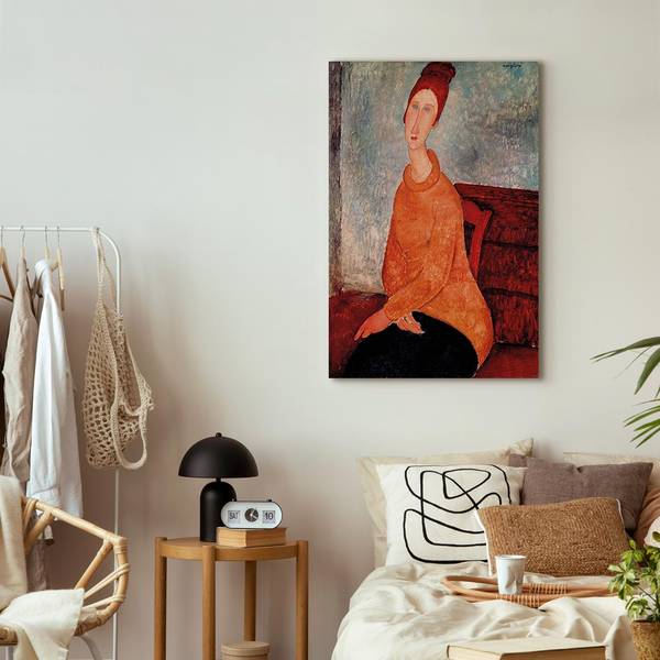 Leinwandbild Jeanne Hebuterne 60 x 90 cm
