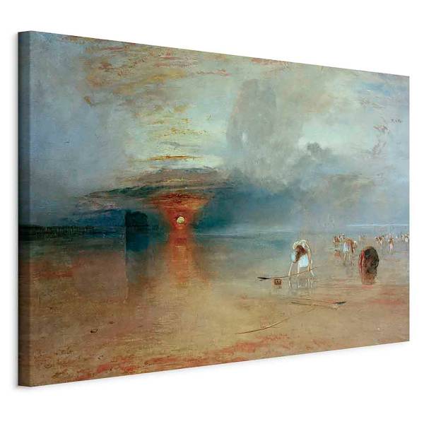 Leinwandbild Calais Beach 90 x 60 cm