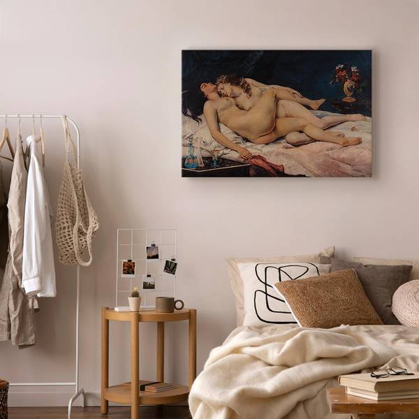 Canvas afbeelding Sleeping 60 x 40 cm