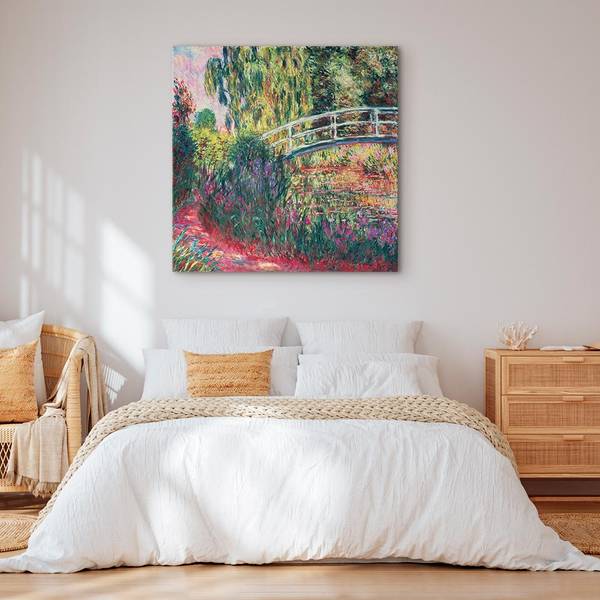 Quadro The Japanese Footbridge 40 x 40 cm