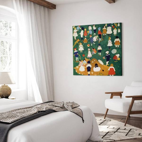 Canvas afbeelding Children Kazimir Malevich - 40 x 40 cm