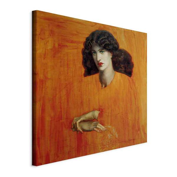 Quadro La Donna della Finestra Dante Gabriel Rossetti - 80 x 80 cm