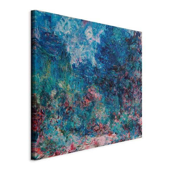 Quadro La maison de l'artiste Claude Monet - 80 x 80 cm