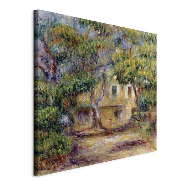Leinwandbild The Farm at Les Collettes Pierre-Auguste Renoir - 80 x 80 cm