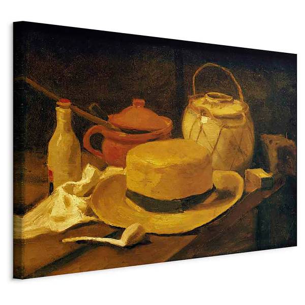 Toile Chapeau de paille Vincent van Gogh - 60 x 40 cm