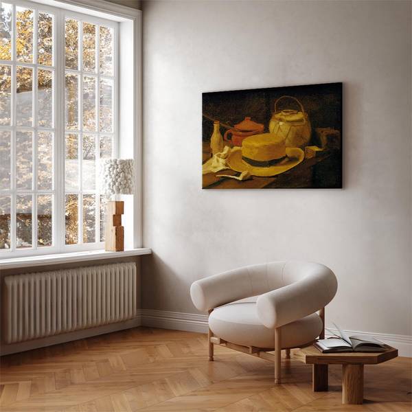 Toile Chapeau de paille Vincent van Gogh - 60 x 40 cm