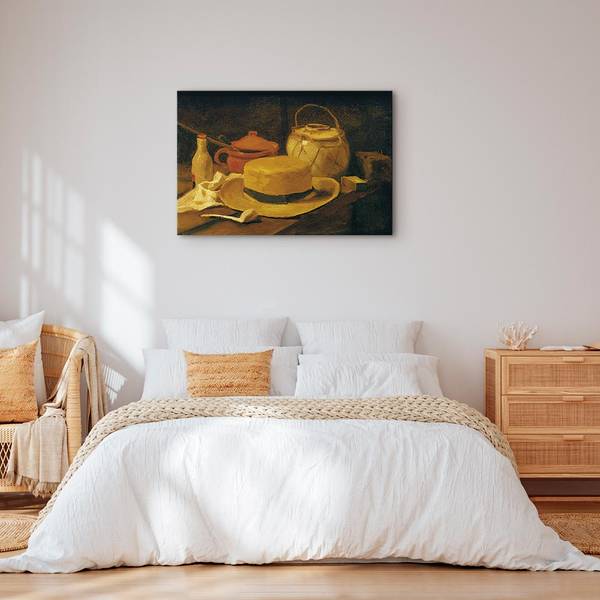 Toile Chapeau de paille Vincent van Gogh - 60 x 40 cm