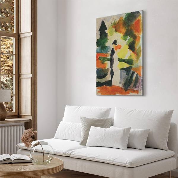 Quadro Paar im Park August Macke - 40 x 60 cm