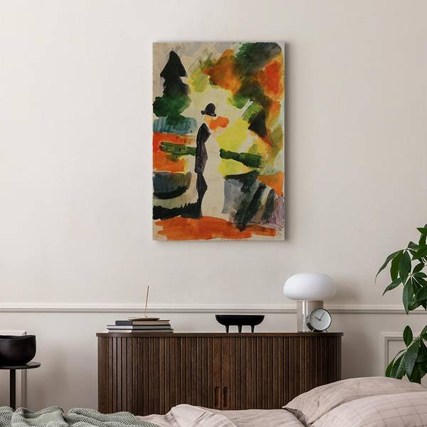 Quadro Paar im Park August Macke - 40 x 60 cm