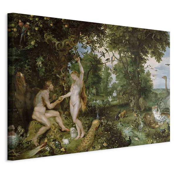 Quadro The Garden of Eden Peter Paul Rubens - 90 x 60 cm