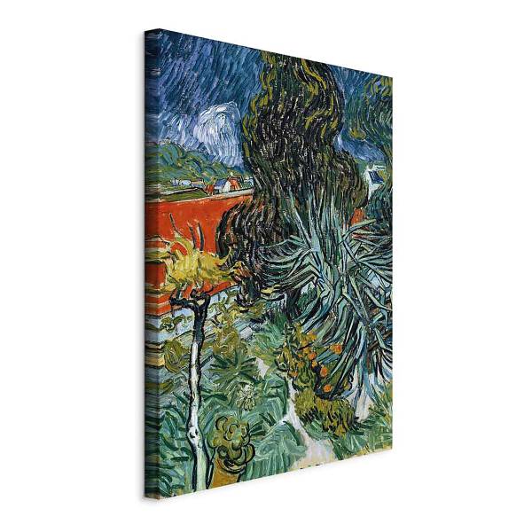 Leinwandbild The Garden of Dr. Gachet Vincent Van Gogh - 80 x 120 cm
