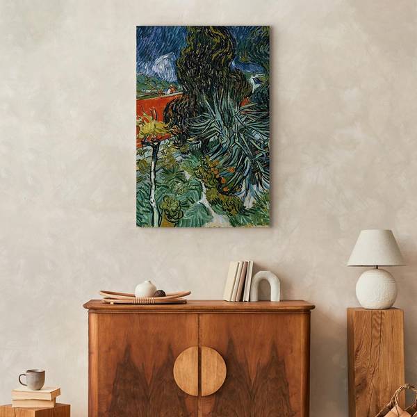 Leinwandbild The Garden of Dr. Gachet Vincent Van Gogh - 80 x 120 cm