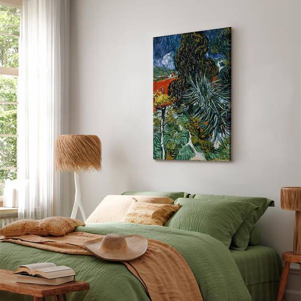 Leinwandbild The Garden of Dr. Gachet Vincent Van Gogh - 80 x 120 cm