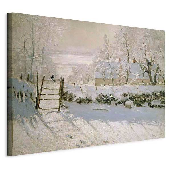 Toile La pie Claude Monet - 120 x 80 cm