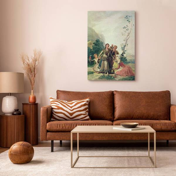 Canvas afbeelding Spring, Flower Seller Francisco Goya - 40 x 60 cm