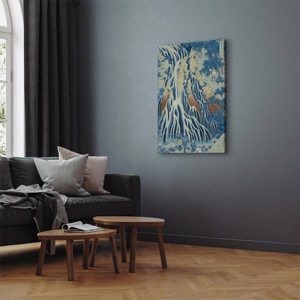 Leinwandbild Kirifuri Fall Hokusai Katsushika - 40 x 60 cm