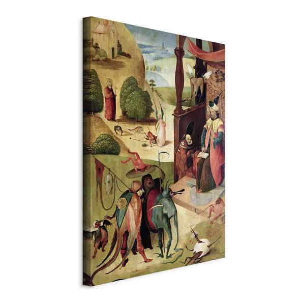 Quadro St.James and the Magician Hieronim Bosch - 80 x 120 cm