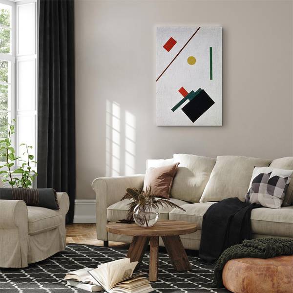Quadro Suprematist Composition Kazimir Malevich - 40 x 60 cm
