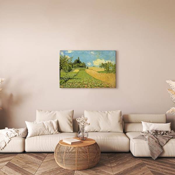 Toile Le champ de maïs Alfred Sisley - 120 x 80 cm