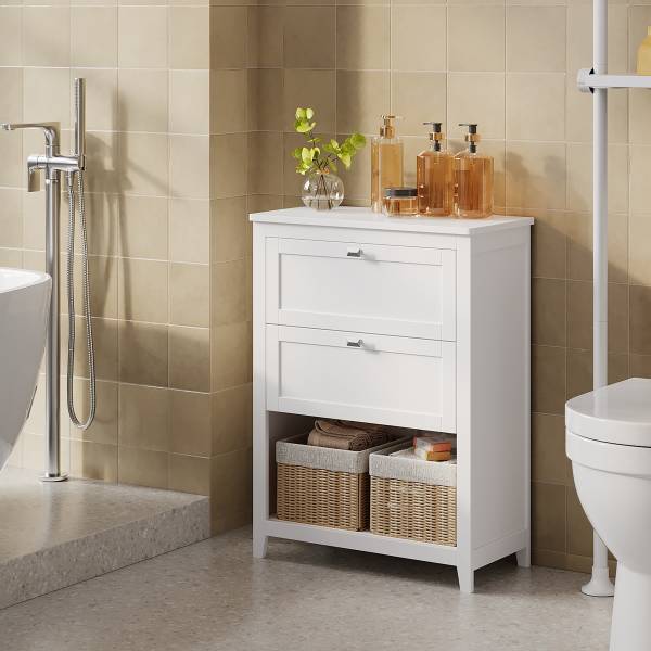 Mobile basso Broomstraw bianco