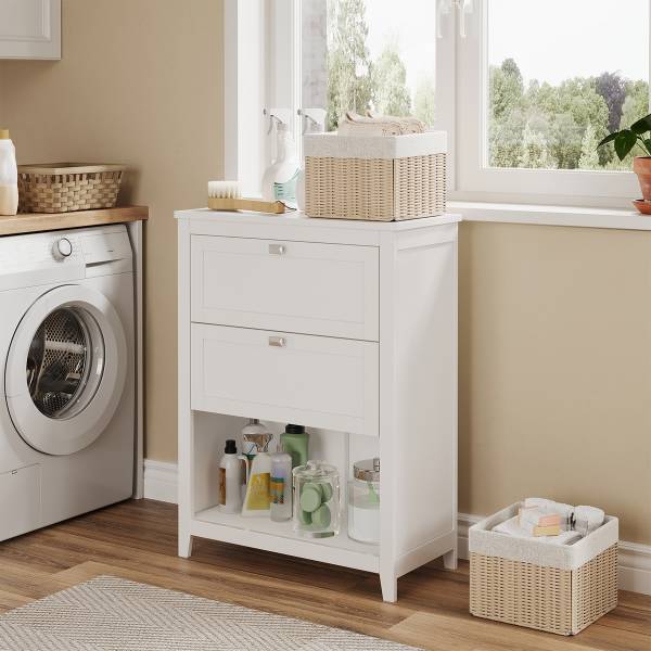 Mobile basso Broomstraw bianco