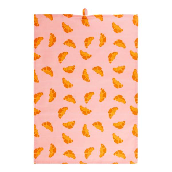 Strofinaccio KITCHEN TALES Croissant Cotone / Marrone chiaro