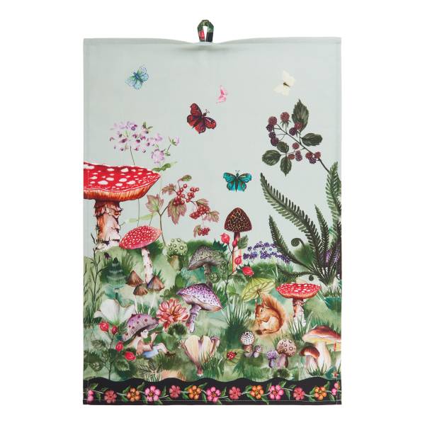 Strofinaccio KITCHEN TALES Foresta Cotone - Colorato