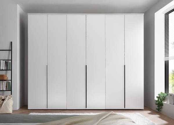 Draaideurkast Espinares wit - Breedte: 270 cm - zonder spiegeldeur(en)