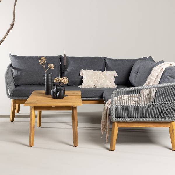 Loungeset Chania 2-teilig Typ B Grau