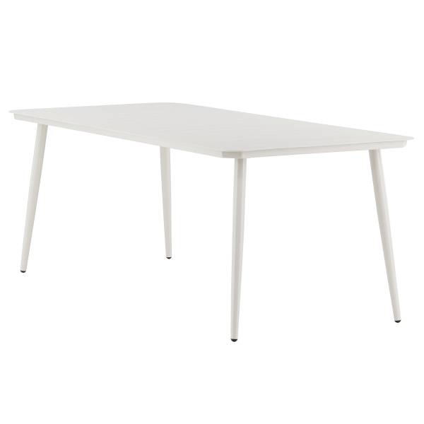 Gartentisch Lina Beige - Aluminium - 90 x 75 x 200 cm