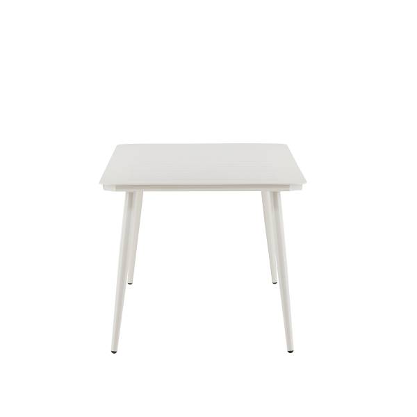 Gartentisch Lina Beige - Aluminium - 90 x 75 x 200 cm